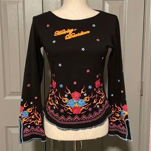 Y2K Harley-Davidson top